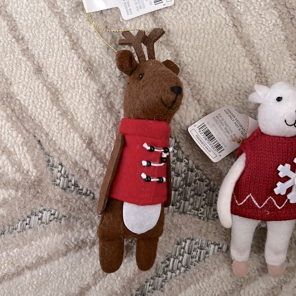 Felt fabric Christmas Ornaments | 3 pcs - Picture 2 of 4